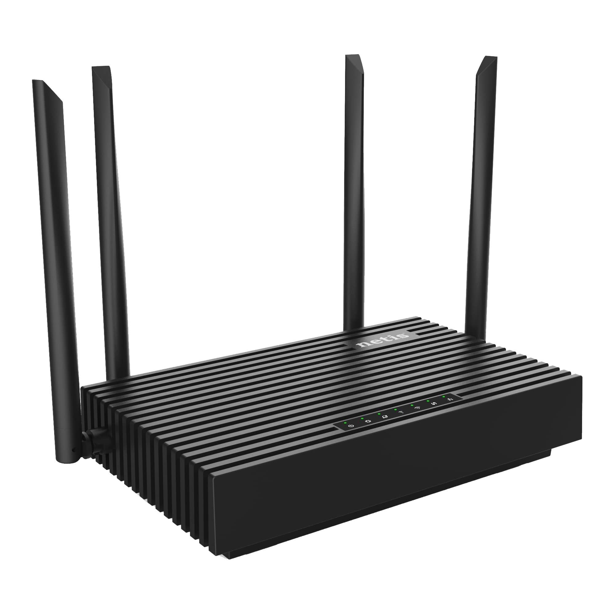 РоутербеспроводнойNetisN6AX180010/100/1000BASE-TX/4Greadyчерный