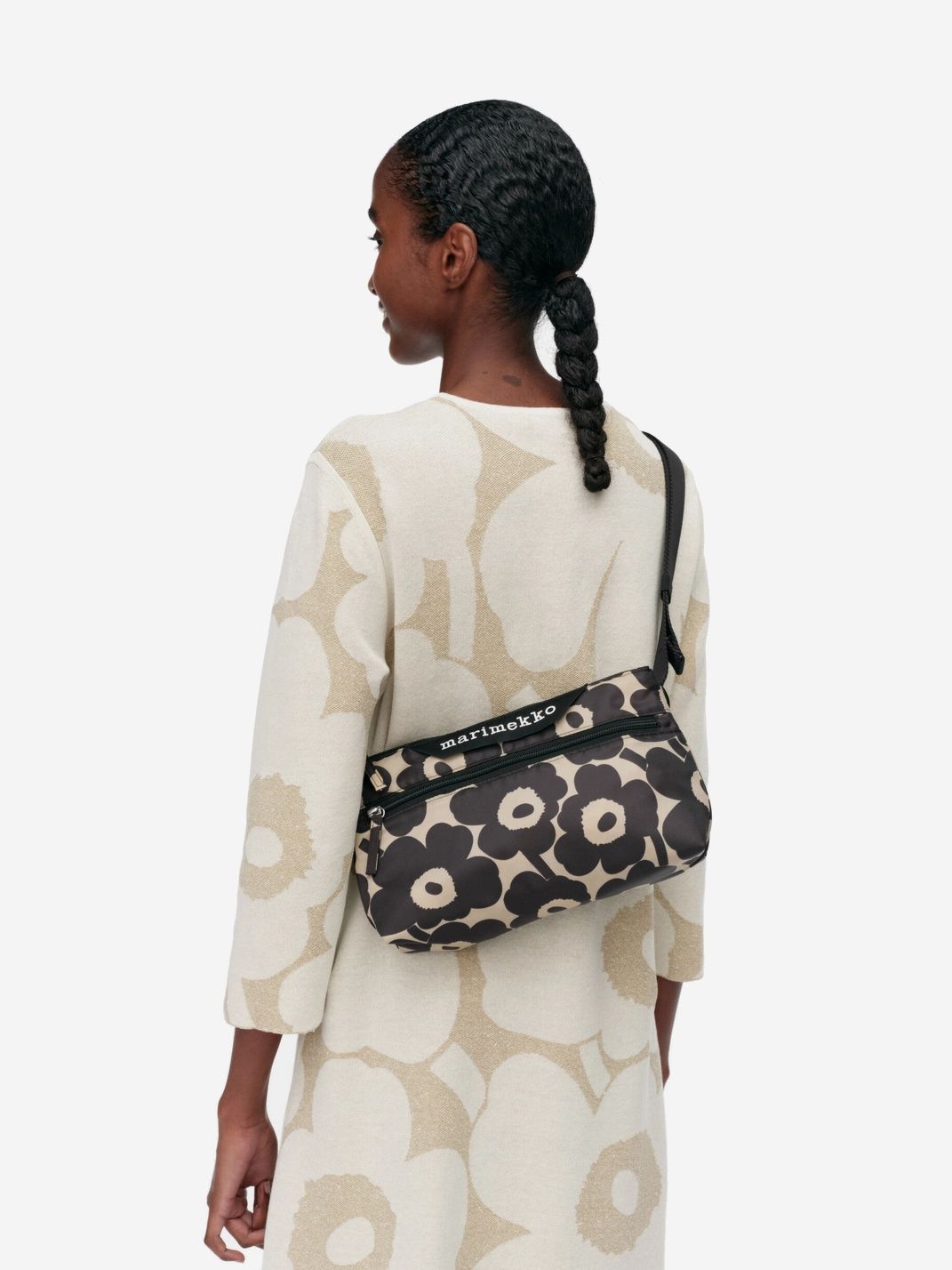 СумкаженскаячерезплечоMarimekkoNeatCrossbodyUnikkoSmallkhaki