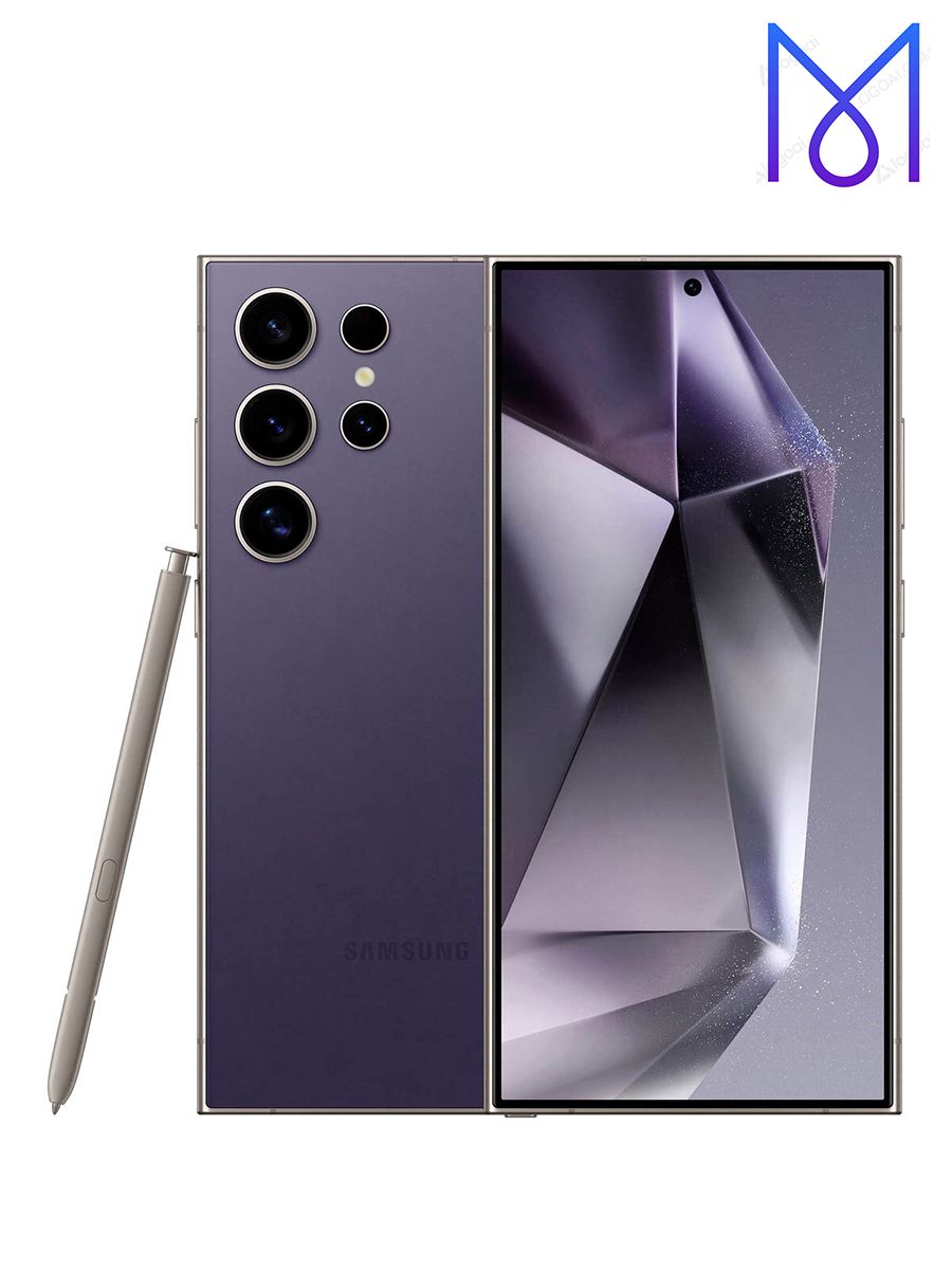 SamsungСмартфонGalaxyS24Ultra,двойнаяSIM-карта,SM-S928B/DS,6,8"EU12/256ГБ,фиолетовый