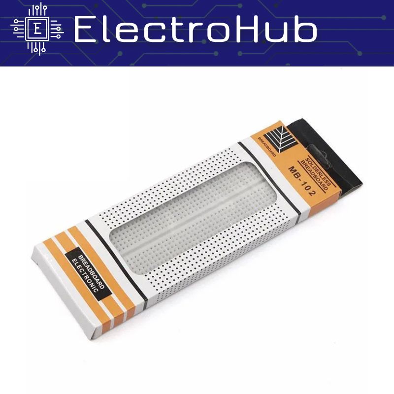 БеспаечнаямакетнаяплатаMB-102(BREADBOARD)830точекдляArduino