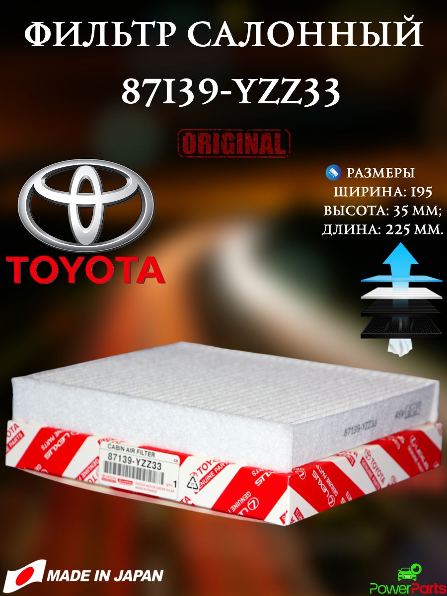 Фильтрсалонныйарт.87139-YZZ33；87139-0K060,87139-0K070,87139-28020,87139-58010,580100шт.