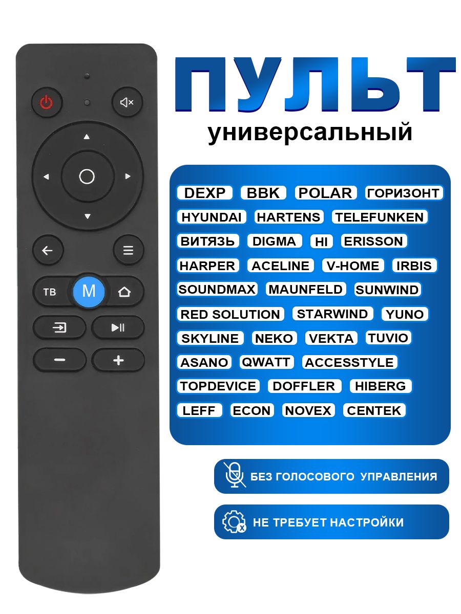 ПультAN1603-IR,универсальныйдлятелевизоровразныхбрендов