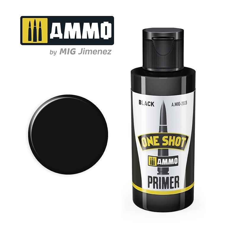 ГрунтовкаONESHOTPRIMERBlack(AmmoMig)(60ml)