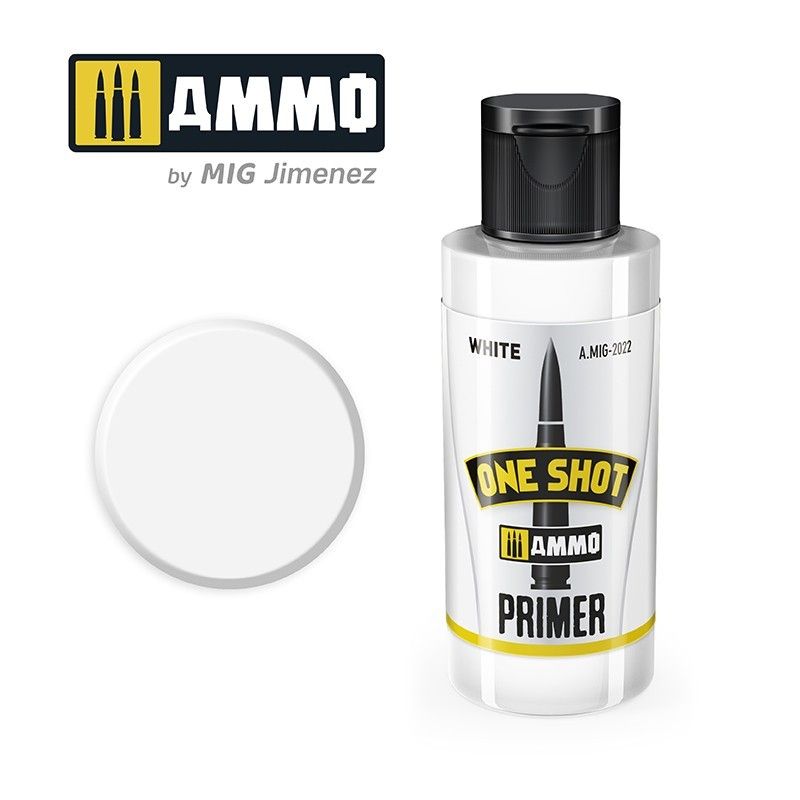 ГрунтовкаONESHOTPRIMERWhite(AmmoMig)(60ml)