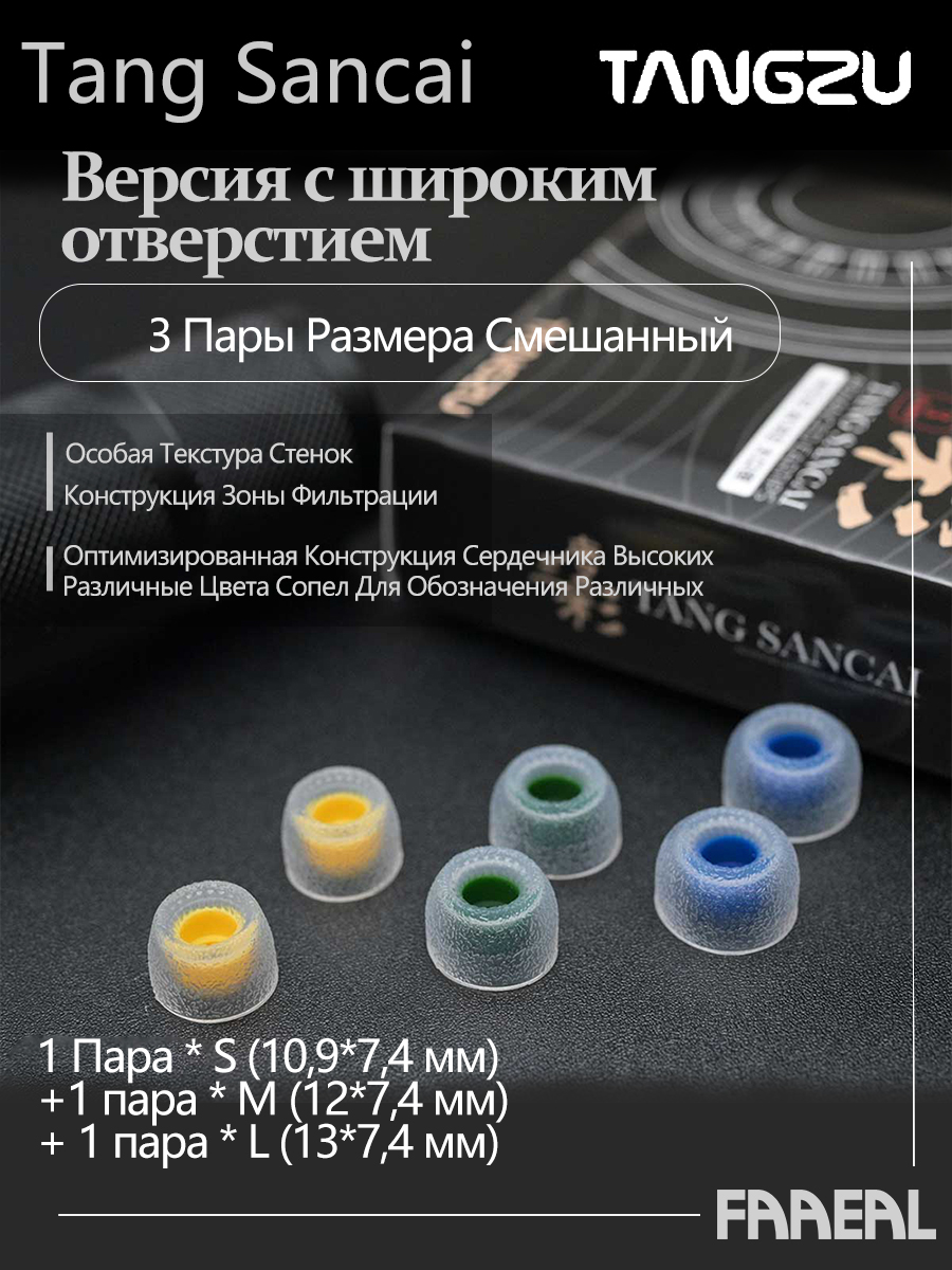 ГибридныевкладышиизблагородногожидкогосиликонаTANGZUTangSancaiизнержавеющейстали,размерS/M/L/XS,Узкоеотверстие/Широкоеотверстие/Стандартнаяверсиявкладыша,ДляWANERKZSagaTRN