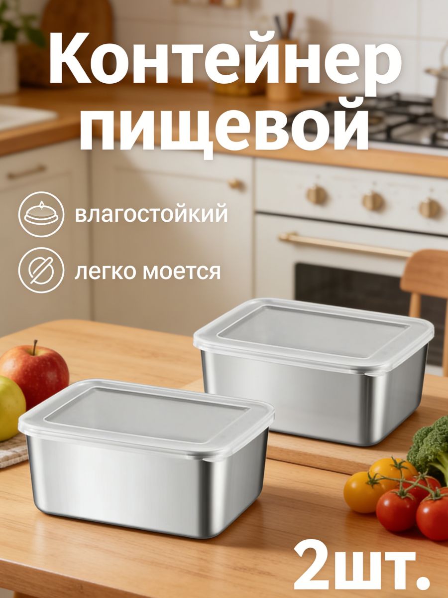 Контейнерпищевой,2шт