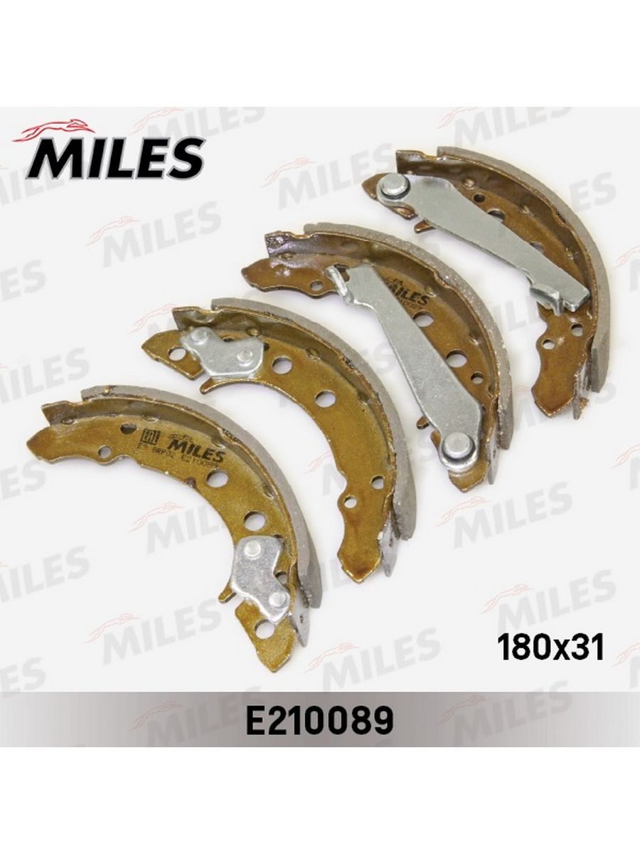 КолодкистояночноготормозаMILESE210089дляAUDI80,SEATIbiza,VolkswagenPolo