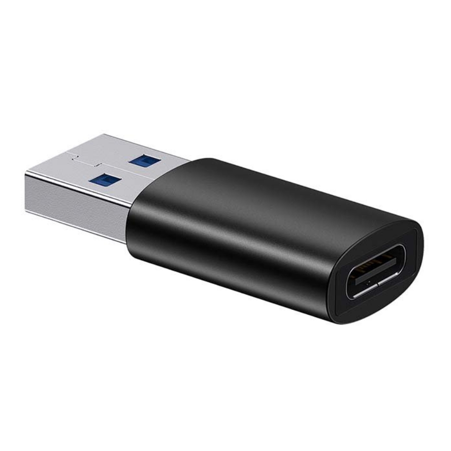 Адаптер-переходникBaseusBaseusIngenuitySeriesMiniOTGAdaptorUSB3.1toType-CBlack(ZJJQ000101)